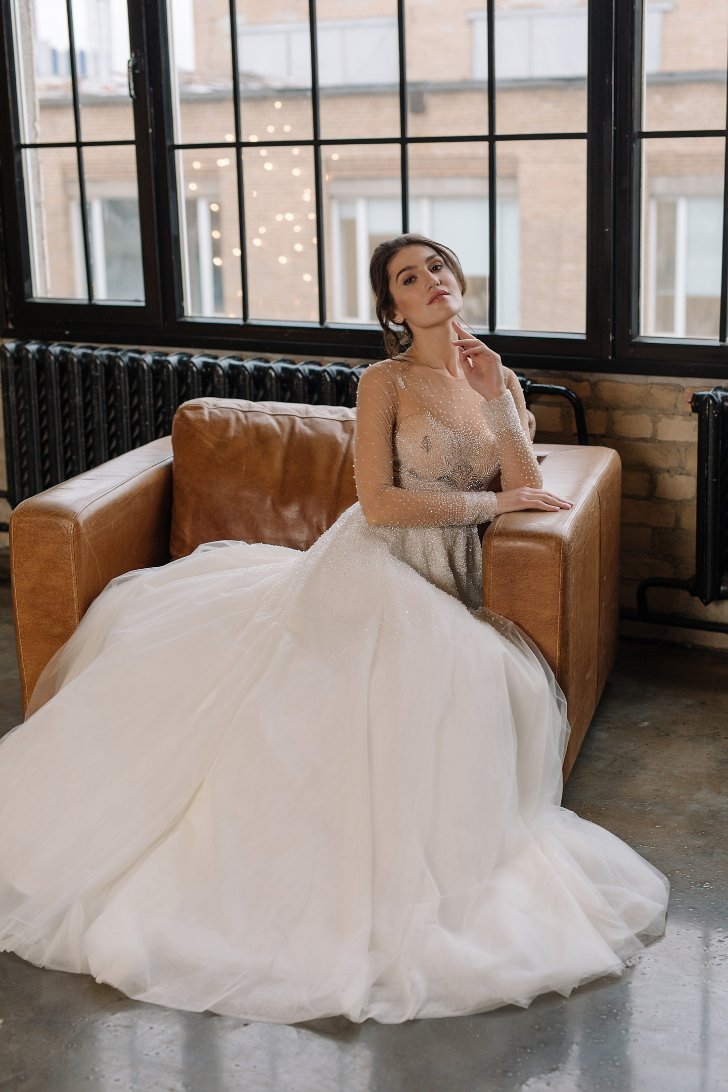 Платье Элинор, 2019, одежда, платье, свадебное, ванильный, сетка, вышивка, рукава, А-силуэт, архив