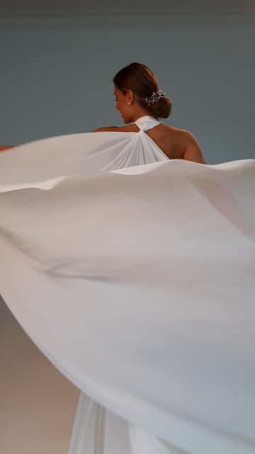 Платье Антуанетта, 2020, одежда, платье, свадебное, молочно-белый, шифон, вышивка, прямой силуэт, шлейф, кружево, популярное
