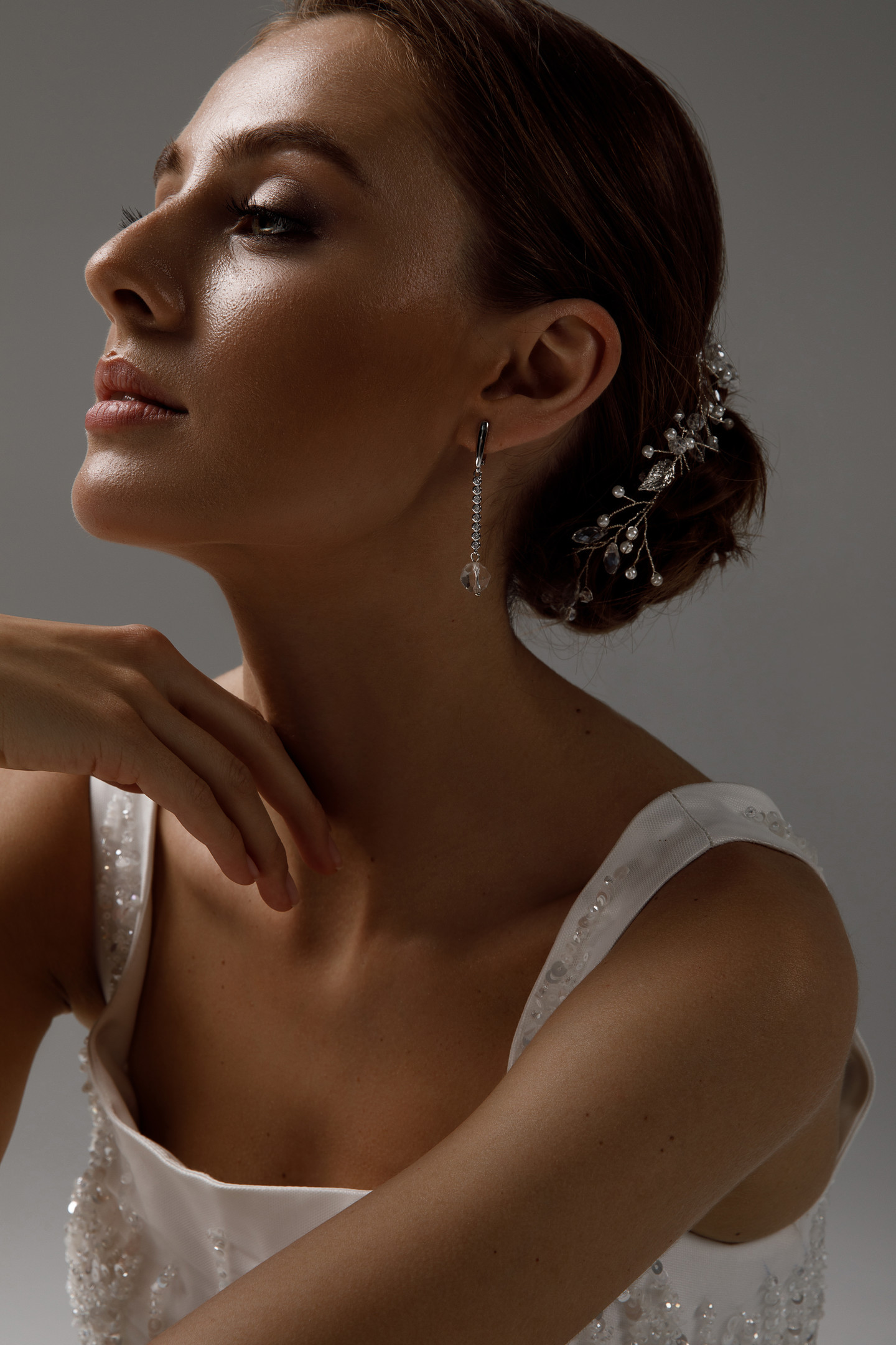 Crystal earrings, accessories, earrings