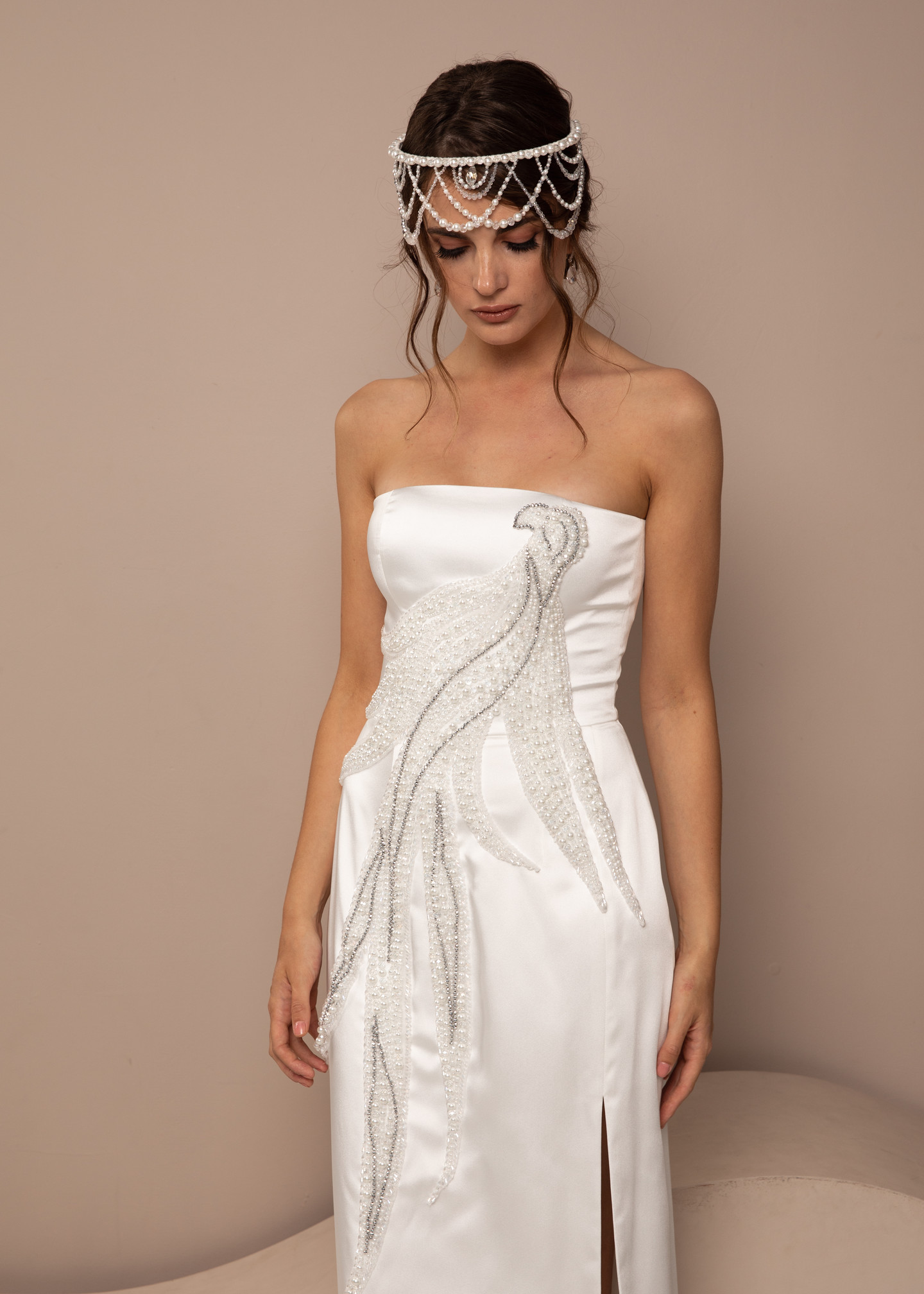 Tiara, 2021, accessories, hairstyle, bridal, off-white, Cleo, tiara