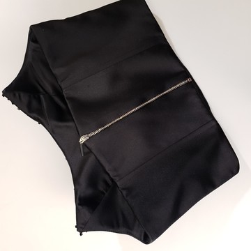 Бюстье с вышивкой, 2021, одежда, блузка, вечернее, черный, черный топ и юбка №2, вышивка